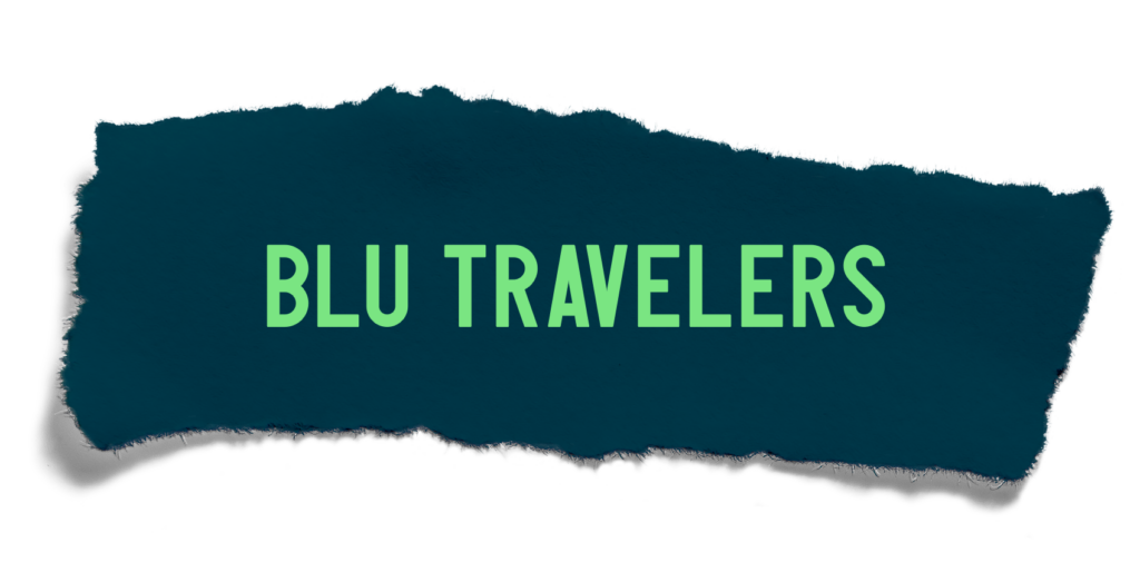 blu travelers section heading